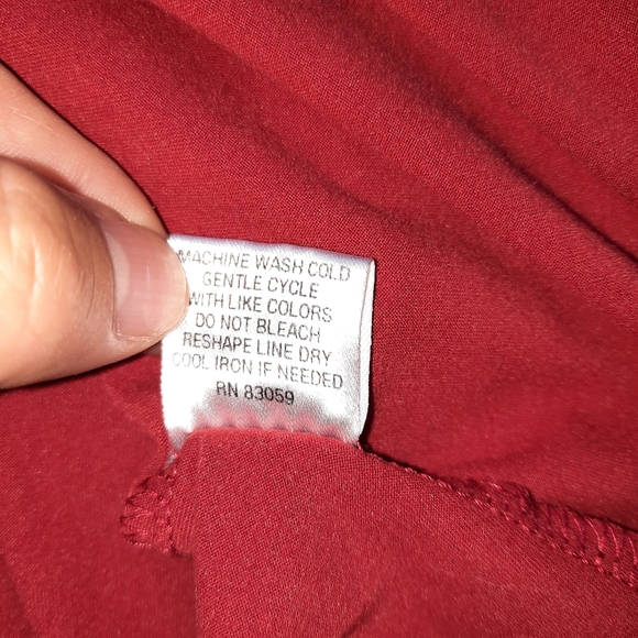 Antropologie Drew bell sleeves boho red top "S" - Picture 9 of 12